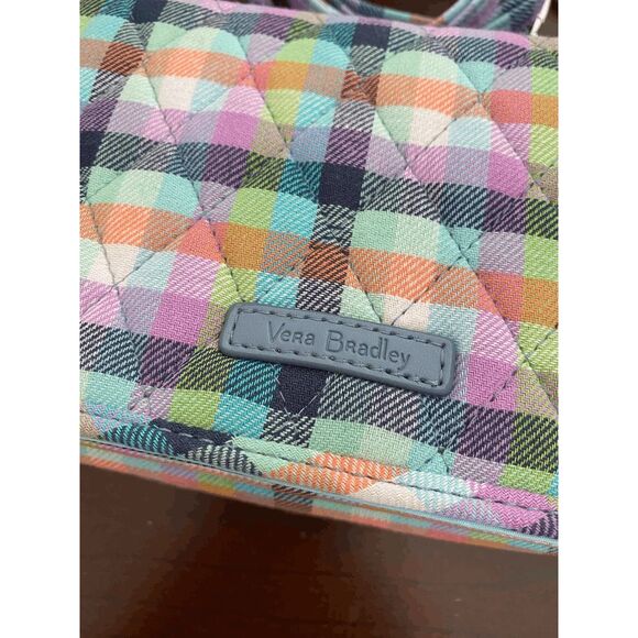 NWT Vera Bradley RFID 3 in 1 plaid crossbody/wallet - Picture 2 of 10